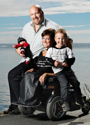 Jag och min familj. Foto: © Mikael Sjberg.